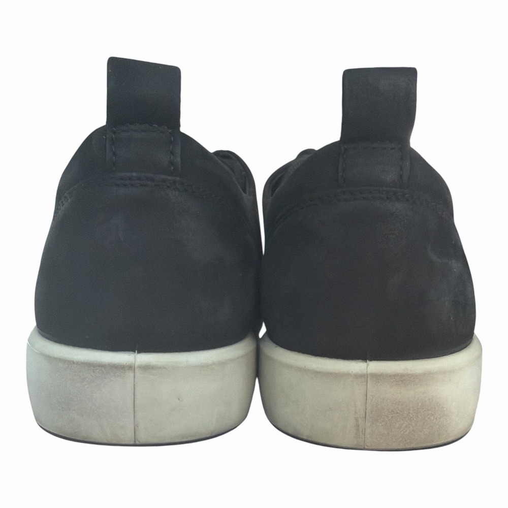 ECCO Soft 8 LX Men's Black Suede Leather Casual Comfort Sneaker Shoes Size 42 - Picture 3 of 11